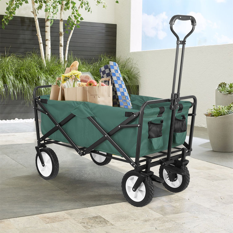 Pirecart HeavyDuty Collapsible Wagon, Folding Portable Utility Cart